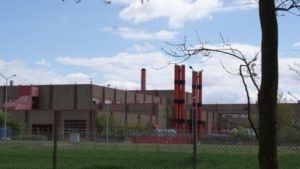 Fabrikationshalle der Uranfabrik in Gronau. Die Technik ist grundsätzlich auch in der Lage, waffenfähiges Uran herzustellen.