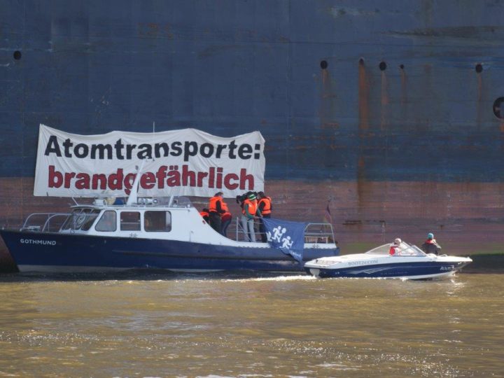 Handlungsbedarf für rot-grünen Senat: 48 Atomtransporte durch Hamburg in drei Monaten