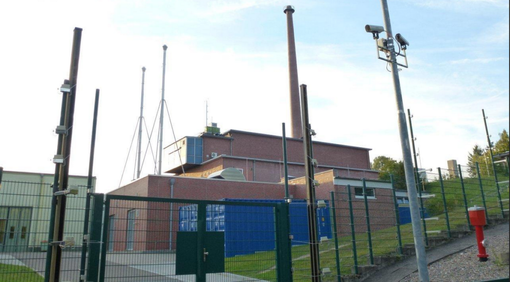 Reaktorgebäude der ehemaligen Atomforschungsanlage GKSS, heute Helmholtz-Zentrum Geesthacht (HZG)