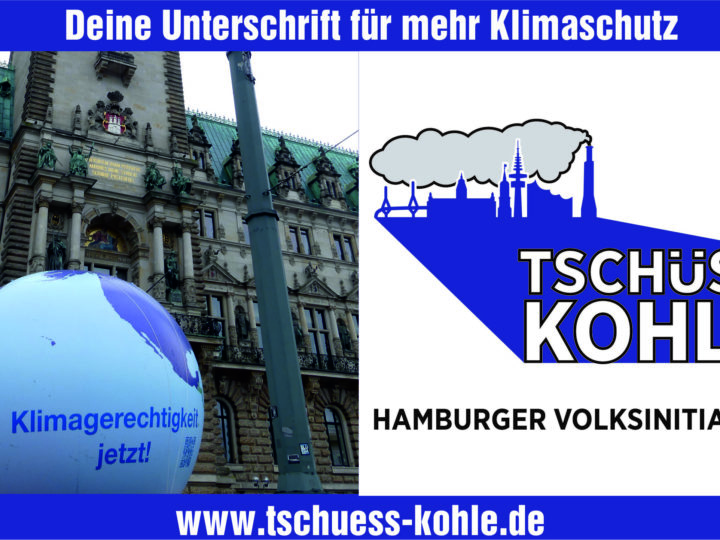 Volksinitiative “Tschüss Kohle” Hamburg: Evangelische Kirche weitet Unterstützung aus
