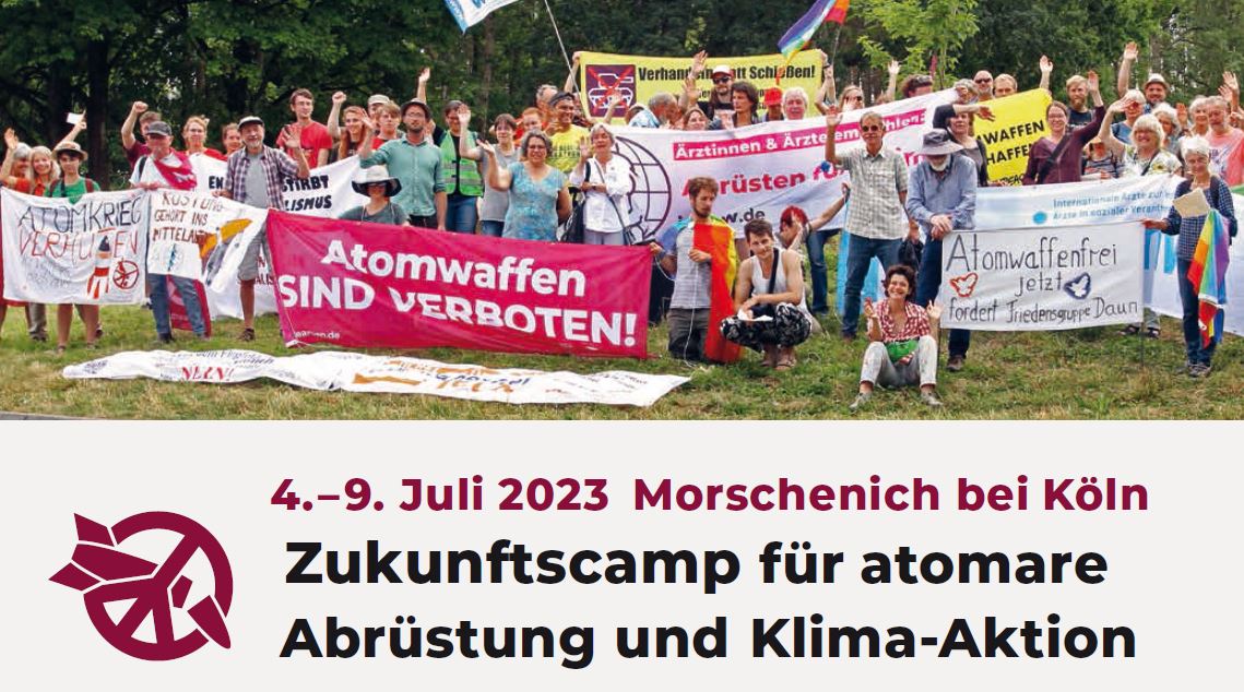Gegen Atom- und Klimakatastrophe: Zukunftscamp in Morschenich bei Köln