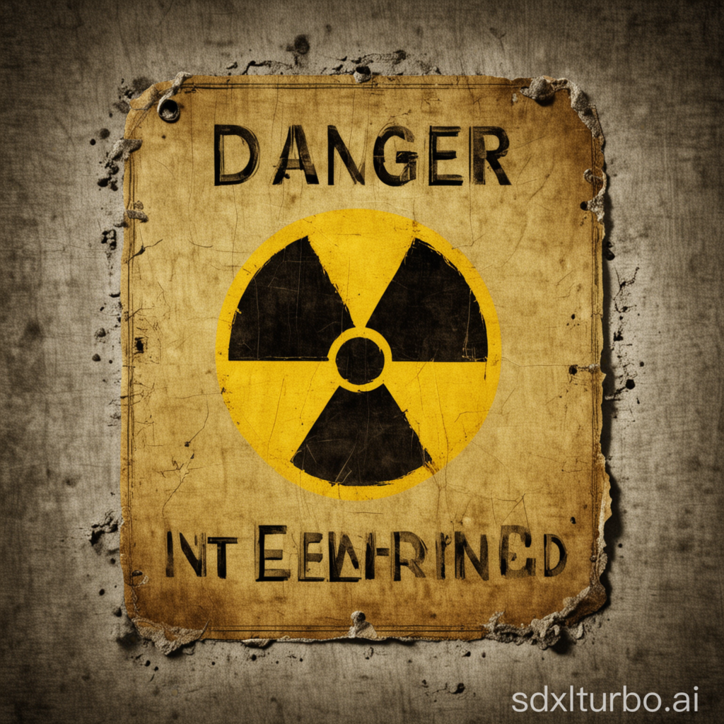 AtomEnergie Radioaktiv Danger - KI Foto