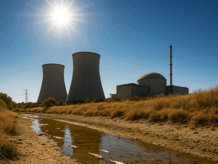 Klima killt Atomstrom – Wärmebelastung der Flüsse extrem