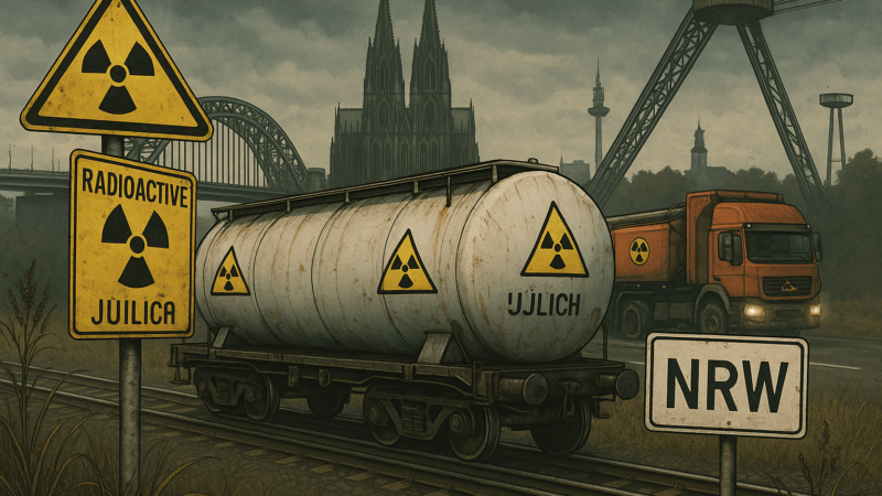 Linke Abgeordnete fragt nach: Stand der Räumungsoptionen des Atommülls aus Jülich und Sicherheit des Zwischenlagers Ahaus