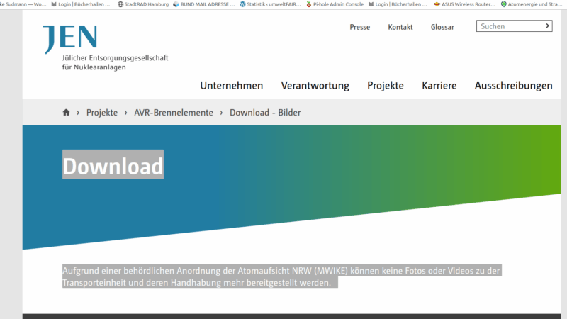 Atomtransporte NRW – Behörde untersagt Fotos von Transportfahrzeugen im Internet